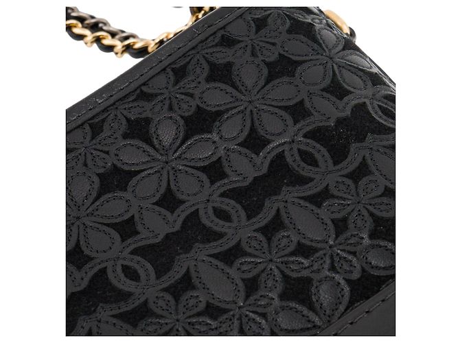 CHANEL - Bolso de bandolera Gabrielle Mini Chanel en piel y lona negra edición limitada Negro - vista 5