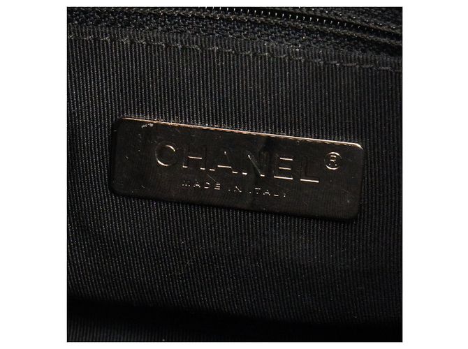 CHANEL - Bolso de bandolera Gabrielle Mini Chanel en piel y lona negra edición limitada Negro - vista 7