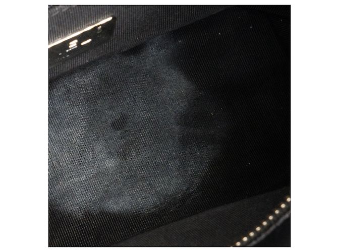 CHANEL - Bolso de bandolera Gabrielle Mini Chanel en piel y lona negra edición limitada Negro - vista 8