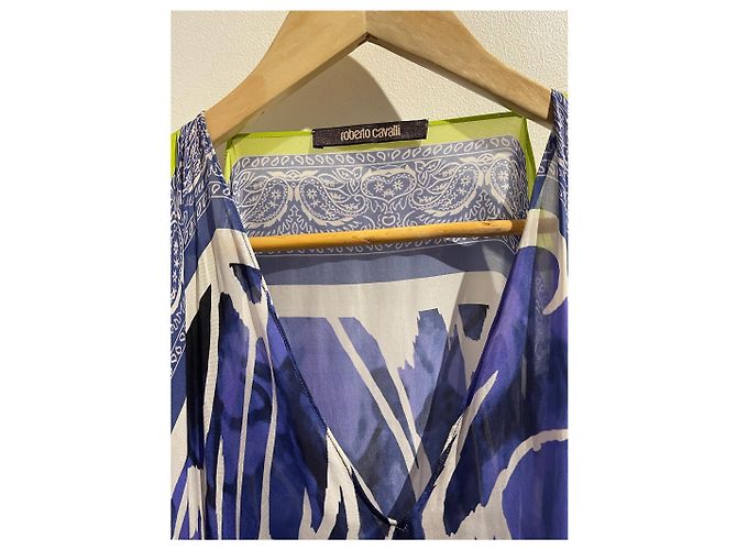Roberto Cavalli Kleid blau T.M - Ansicht 4