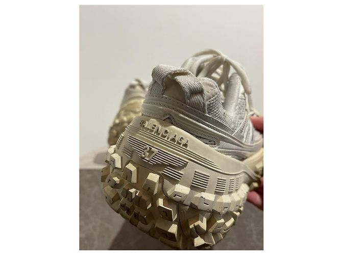 Sneaker Balenciaga Bouncer T.37 Bianco - vista 9