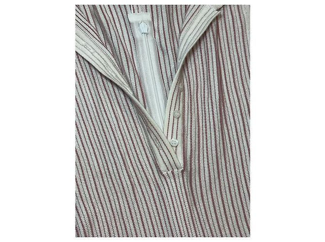 Alaïa Kleid Beige Plissierter Mesh - Ansicht 3