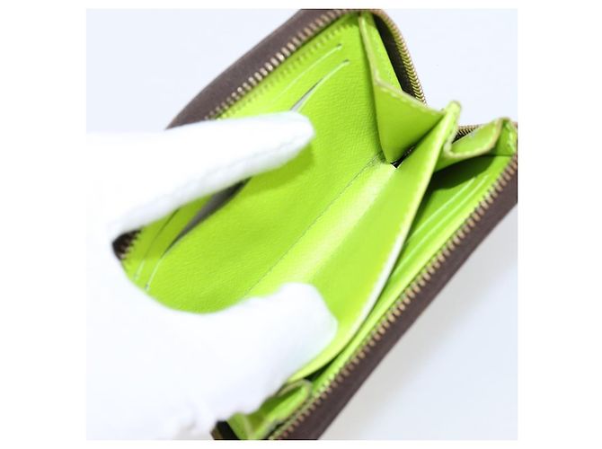LOUIS VUITTON Monogram Graffiti Zippy Coin Purse Green M93709 LV Auth BA15548 Verde Monograma - vista 10