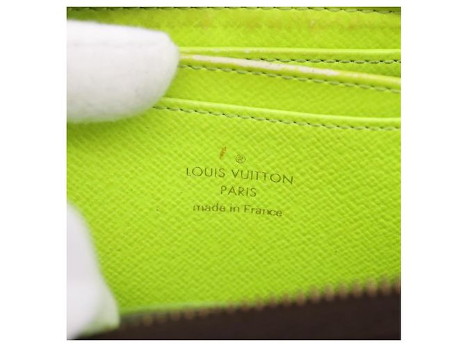 LOUIS VUITTON Monogram Graffiti Zippy Coin Purse Green M93709 LV Auth BA15548 Verde Monograma - vista 11