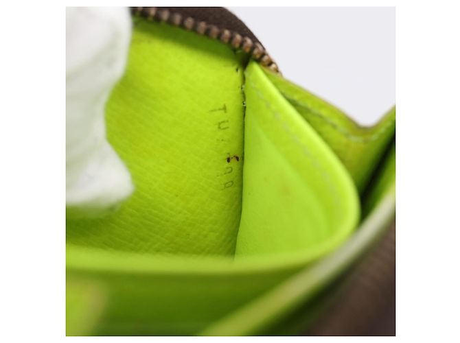 LOUIS VUITTON Monogram Graffiti Zippy Coin Purse Green M93709 LV Auth BA15548 Verde Monograma - vista 12