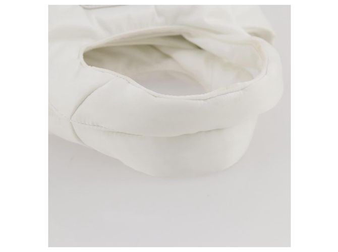 Sac à main PRADA Nylon White Auth 204869A Blanc - vue 7