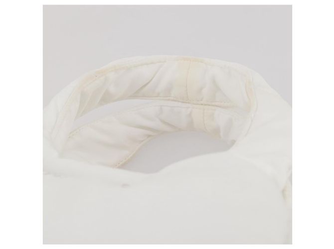 Sac à main PRADA Nylon White Auth 204869A Blanc - vue 8