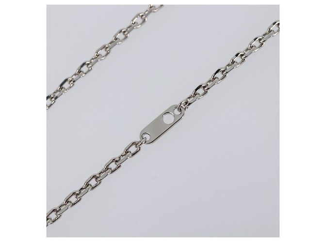 LOUIS VUITTON Collana LV Plane Metallo Tono Argento MP3157 LV Auth 203697V - vista 11