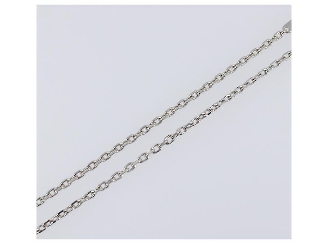 LOUIS VUITTON Collana LV Plane Metallo Tono Argento MP3157 LV Auth 203697V - vista 16