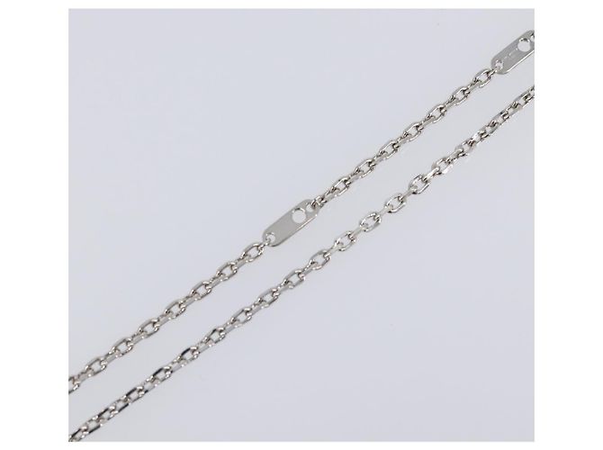 LOUIS VUITTON Collana LV Plane Metallo Tono Argento MP3157 LV Auth 203697V - vista 17
