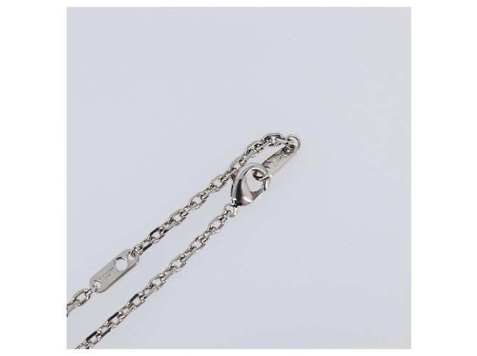 LOUIS VUITTON Collana LV Plane Metallo Tono Argento MP3157 LV Auth 203697V - vista 18