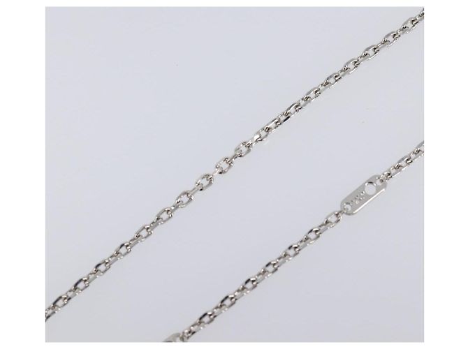 LOUIS VUITTON Collana LV Plane Metallo Tono Argento MP3157 LV Auth 203697V - vista 8