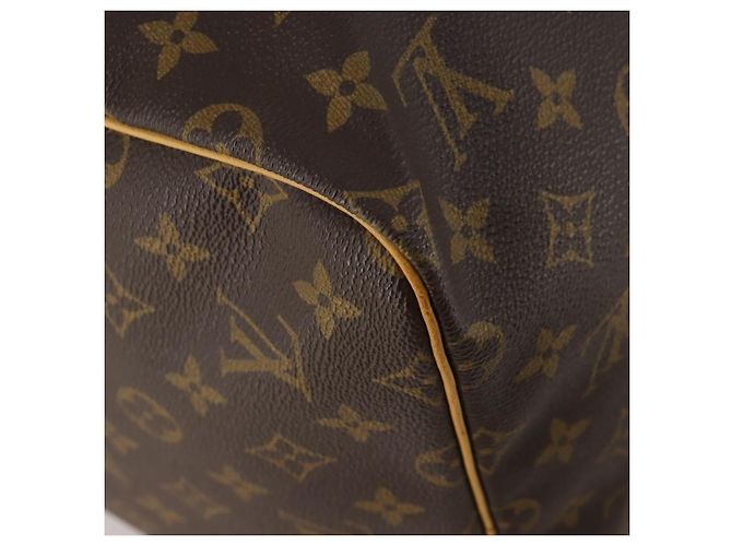 LOUIS VUITTON Monogram Keepall 55 Boston Bag M41424 LV Auth 200410SAV Monogramm - Ansicht 17
