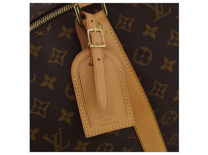 LOUIS VUITTON Monogram Keepall 55 Boston Bag M41424 LV Auth 200410SAV Monogramm - Ansicht 19