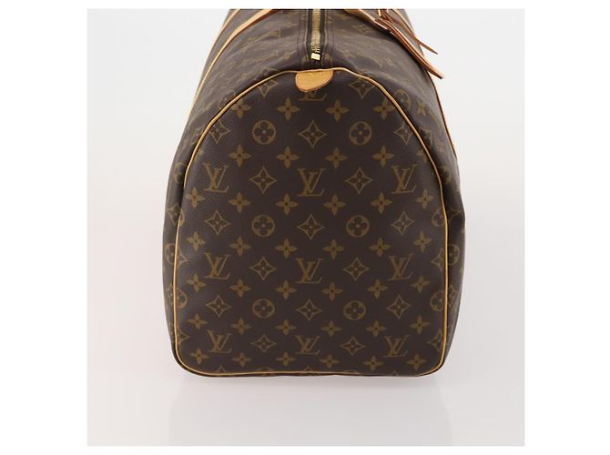 LOUIS VUITTON Monogram Keepall 55 Boston Bag M41424 LV Auth 200410SAV Monogramm - Ansicht 4