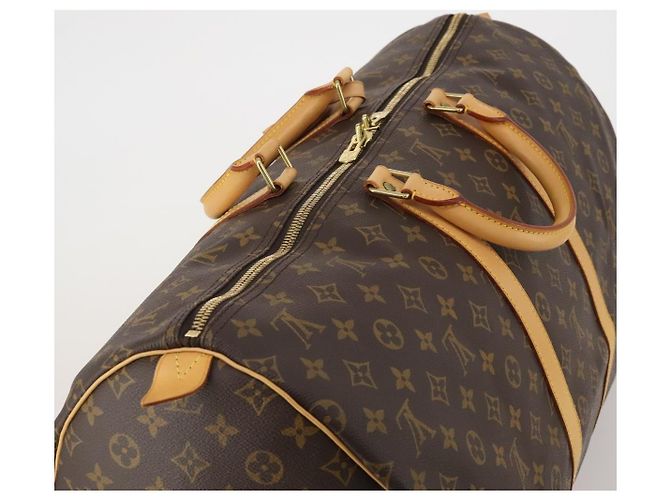 LOUIS VUITTON Monogram Keepall 55 Boston Bag M41424 LV Auth 200410SAV Monogramm - Ansicht 6