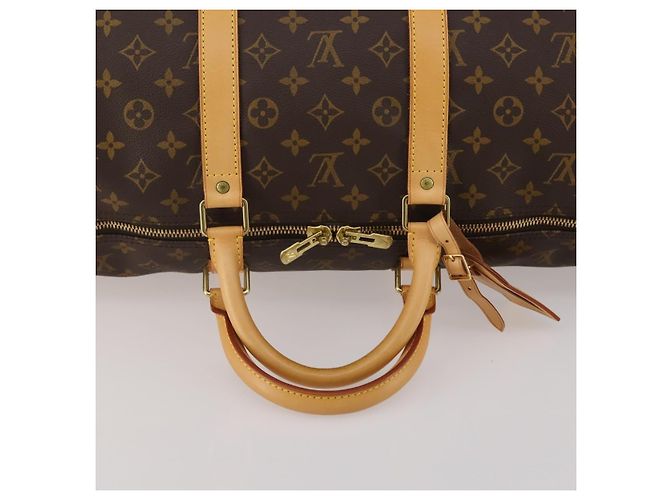 LOUIS VUITTON Monogram Keepall 55 Boston Bag M41424 LV Auth 200410SAV Monogramm - Ansicht 7