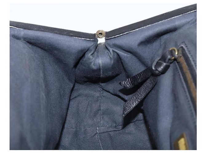 Borsa a tracolla Miu Miu in pelle nera e oro Auth yk20915V Nero D'oro - vista 22