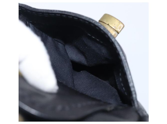 Borsa a tracolla Miu Miu in pelle nera e oro Auth yk20915V Nero D'oro - vista 25