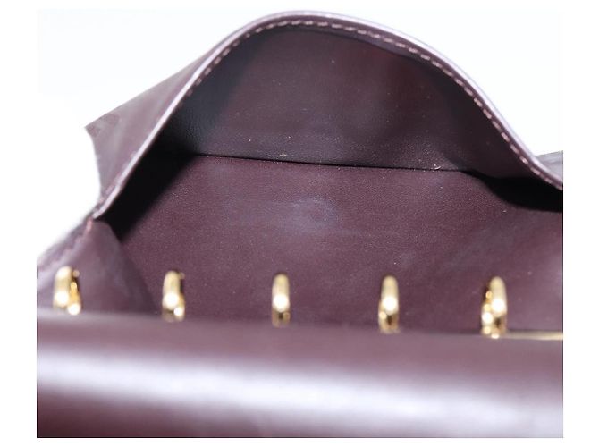 LOUIS VUITTON Monogram Vernis Agenda PM Cover Amarante R21026 LV Auth 204380A Bordeaux - vista 10