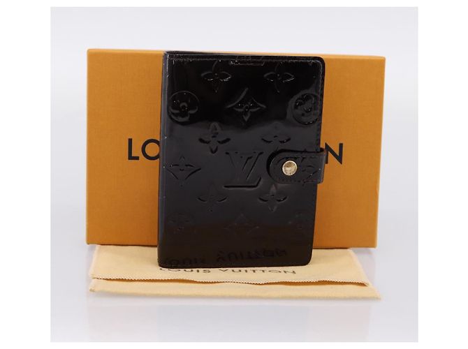 LOUIS VUITTON Monogram Vernis Agenda PM Cover Amarante R21026 LV Auth 204380A Bordeaux - vista 12