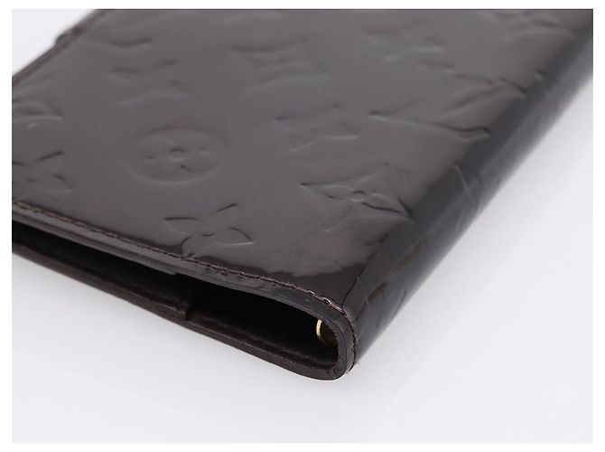 LOUIS VUITTON Monogram Vernis Agenda PM Cover Amarante R21026 LV Auth 204380A Bordeaux - vista 15
