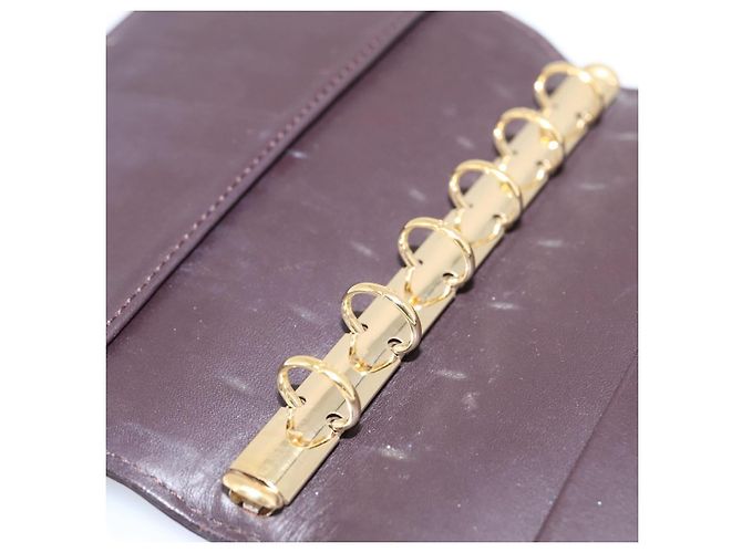 LOUIS VUITTON Monogram Vernis Agenda PM Cover Amarante R21026 LV Auth 204380A Bordeaux - vista 20