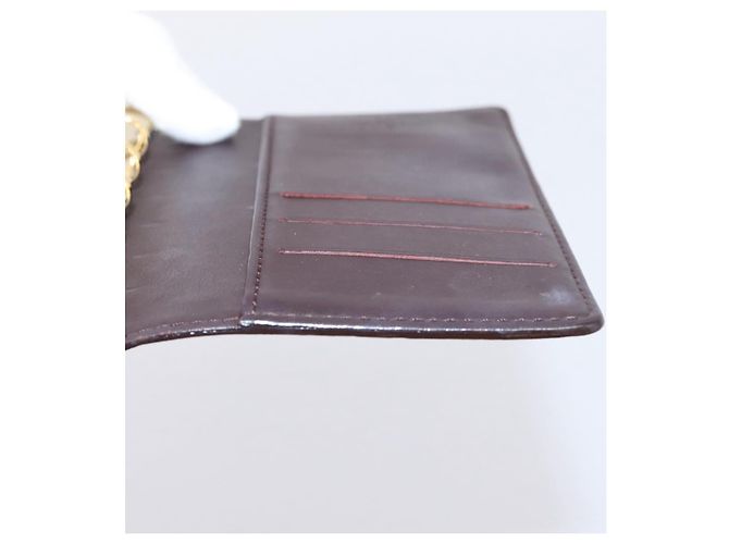 LOUIS VUITTON Monogram Vernis Agenda PM Cover Amarante R21026 LV Auth 204380A Bordeaux - vista 21