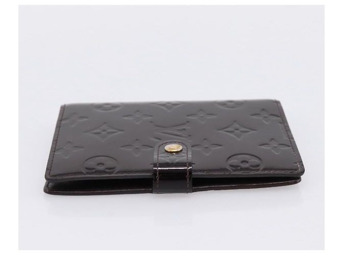 LOUIS VUITTON Monogram Vernis Agenda PM Cover Amarante R21026 LV Auth 204380A Bordeaux - vista 3