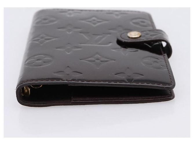 LOUIS VUITTON Monogram Vernis Agenda PM Cover Amarante R21026 LV Auth 204380A Bordeaux - vista 6