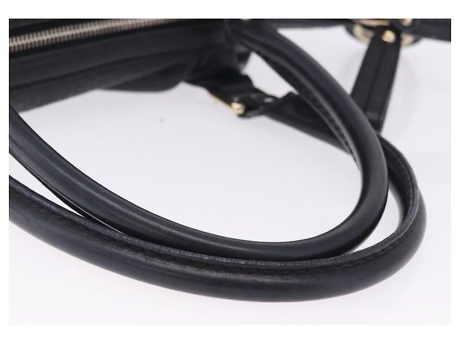 Borsa GUCCI GG Canvas Guccissima Sukey in pelle nera e oro 247902 Auth 204390 Nero D'oro - vista 9