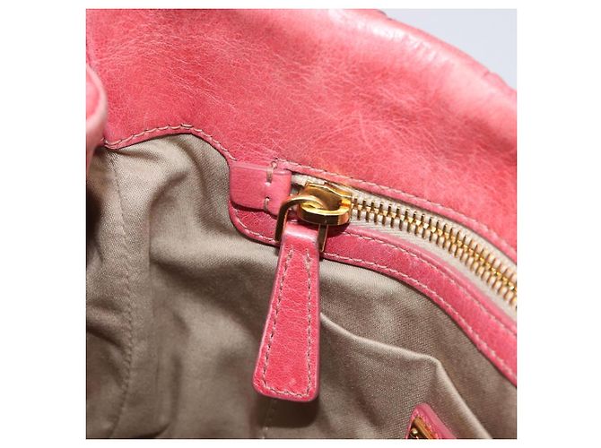 Borsa Miu Miu Matelassé in pelle 2way Rosa Tono Oro Auth 167626M - vista 27