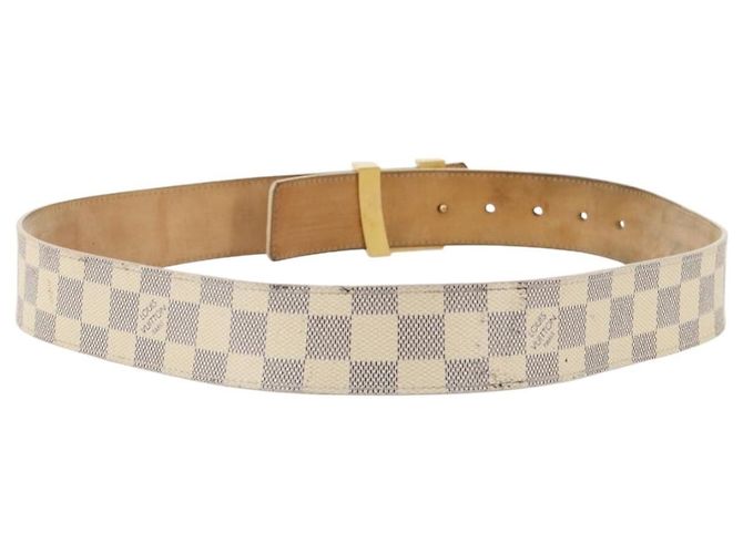 LOUIS VUITTON Damier Azur Ceinture LV Initial Belt M0325 LV Auth 205856 - vista 2