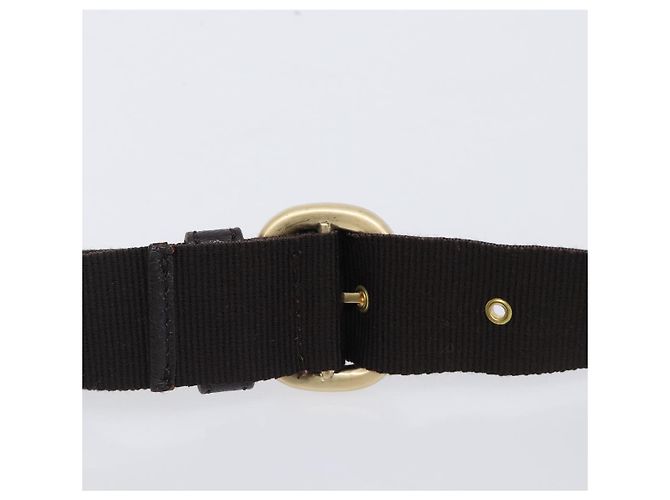 16 Céline Bolsa de Ombro CELINE Canvas Yellow Gold Auth 203671A Dourado Amarelo - vista 14