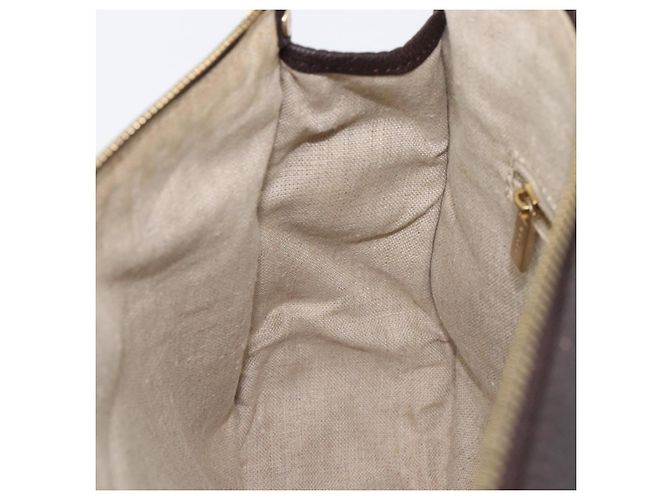 16 Céline Bolsa de Ombro CELINE Canvas Yellow Gold Auth 203671A Dourado Amarelo - vista 25