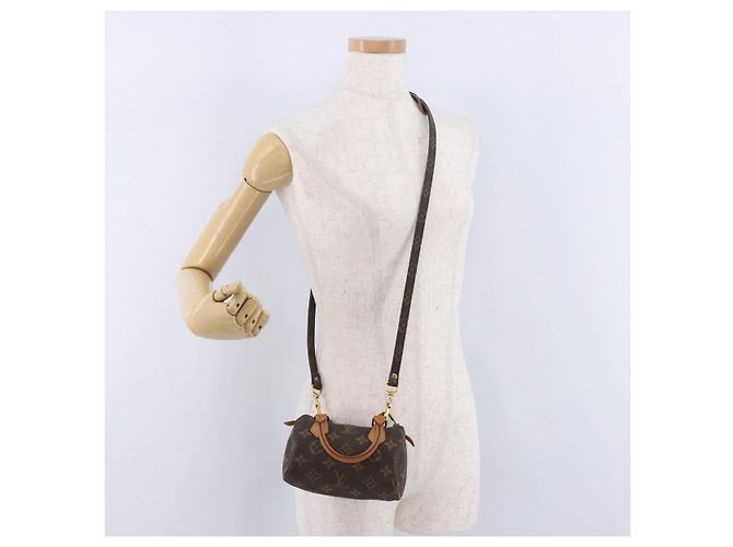 LOUIS VUITTON Monogram Mini Speedy Hand Bag M41534 LV Auth 202596V Monogramma - vista 28