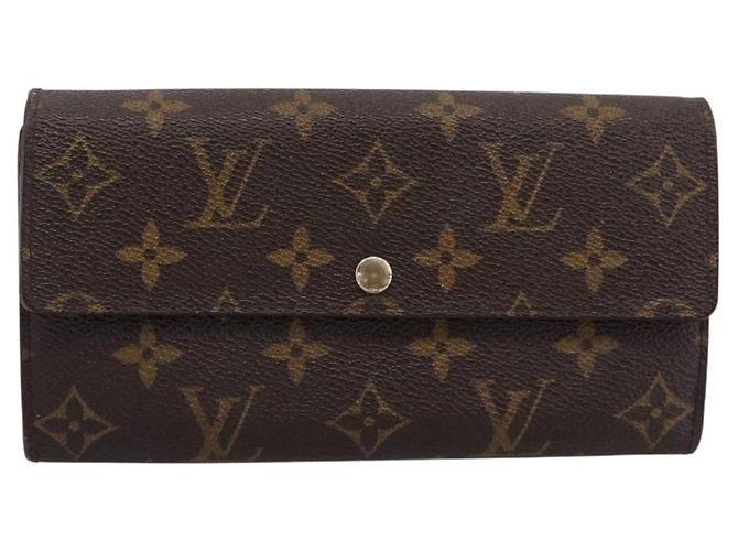 LOUIS VUITTON Monogram Portefeuille Sarah Long Wallet M61734 LV Auth 204373 Monogramma - vista 13