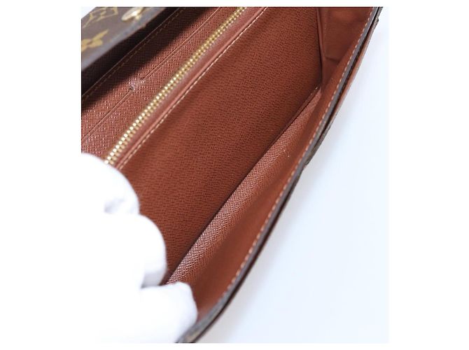 LOUIS VUITTON Monogram Portefeuille Sarah Long Wallet M61734 LV Auth 204373 Monogramma - vista 19
