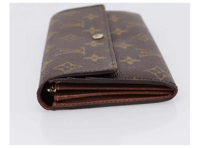 LOUIS VUITTON Monogram Portefeuille Sarah Long Wallet M61734 LV Auth 204373 Monogramma - vista 3