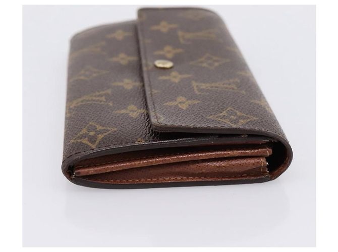 LOUIS VUITTON Monogram Portefeuille Sarah Long Wallet M61734 LV Auth 204373 Monogramma - vista 4