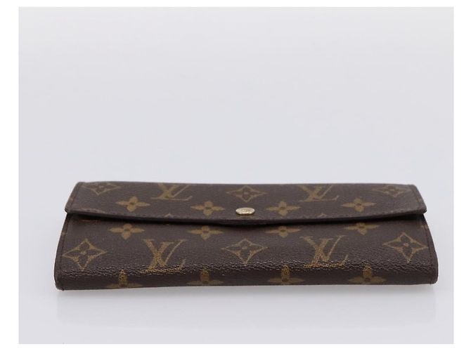LOUIS VUITTON Monogram Portefeuille Sarah Long Wallet M61734 LV Auth 204373 Monogramma - vista 6