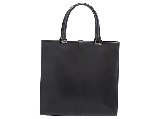 Borsa a mano GUCCI Jackie in pelle nera argento 002 1064 Auth 204625V Nero - vista 2