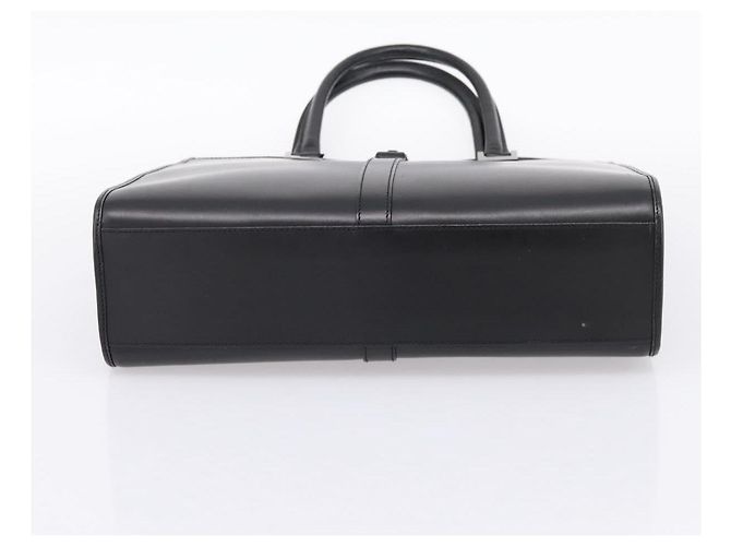 Borsa a mano GUCCI Jackie in pelle nera argento 002 1064 Auth 204625V Nero - vista 5