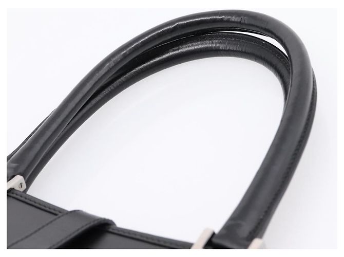 Borsa a mano GUCCI Jackie in pelle nera argento 002 1064 Auth 204625V Nero - vista 8