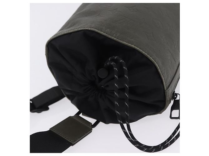 LOUIS VUITTON Monogram Shadow Chalk Sling Bag Khaki M44634 LV Auth BA15500V Monogramm - Ansicht 7