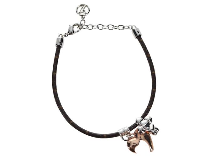 LOUIS VUITTON Monogram Vivienne Bracelet M8424Z LV Auth 203451V Monogramma - vista 7