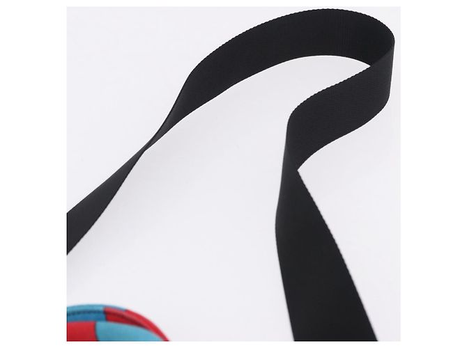 Borsa a Mano Miu Miu Canvas 2way Multicolor Silver Auth 197284A Argento Multicolore - vista 15
