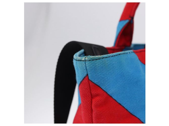 Borsa a Mano Miu Miu Canvas 2way Multicolor Silver Auth 197284A Argento Multicolore - vista 5