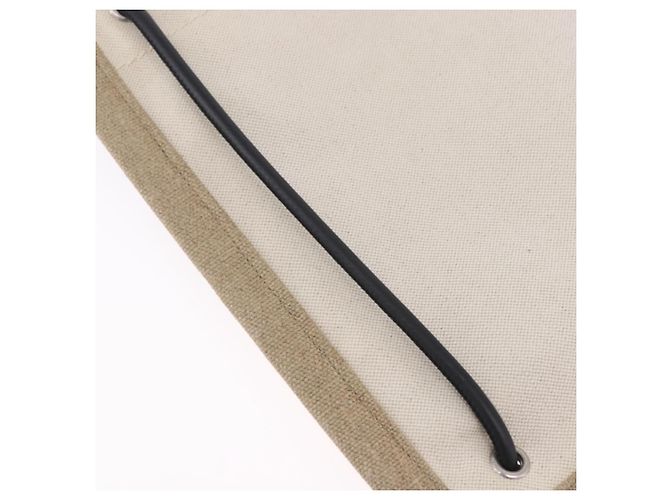 Autre Marque SAINT LAURENT Schultertasche Canvas White Silver 710272 Auth ka6194V Silber Weiß - Ansicht 11