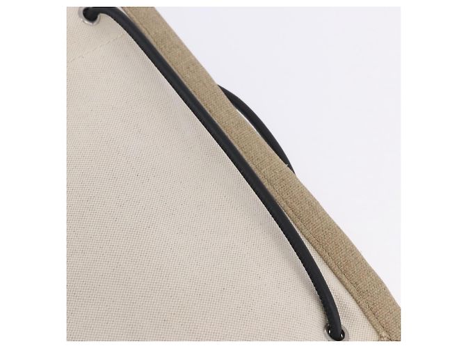 Autre Marque SAINT LAURENT Schultertasche Canvas White Silver 710272 Auth ka6194V Silber Weiß - Ansicht 27
